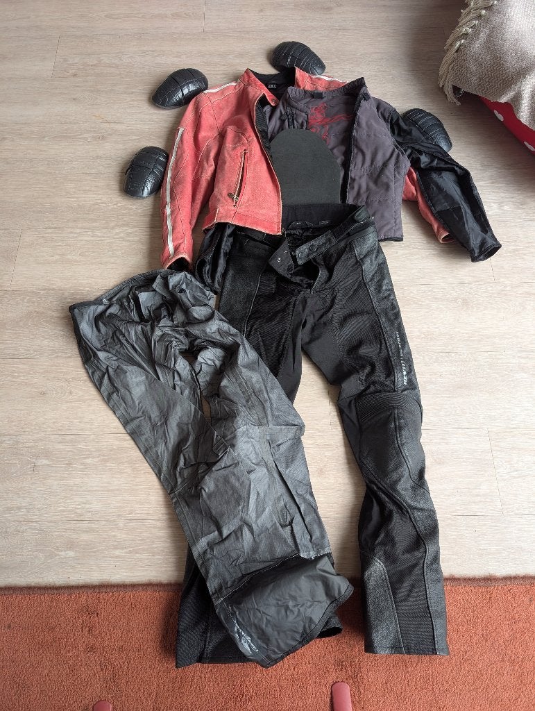 Leren motor pak (34/36) small, Motoren, Ophalen, Combipak, Nieuw zonder kaartje, Rev'it