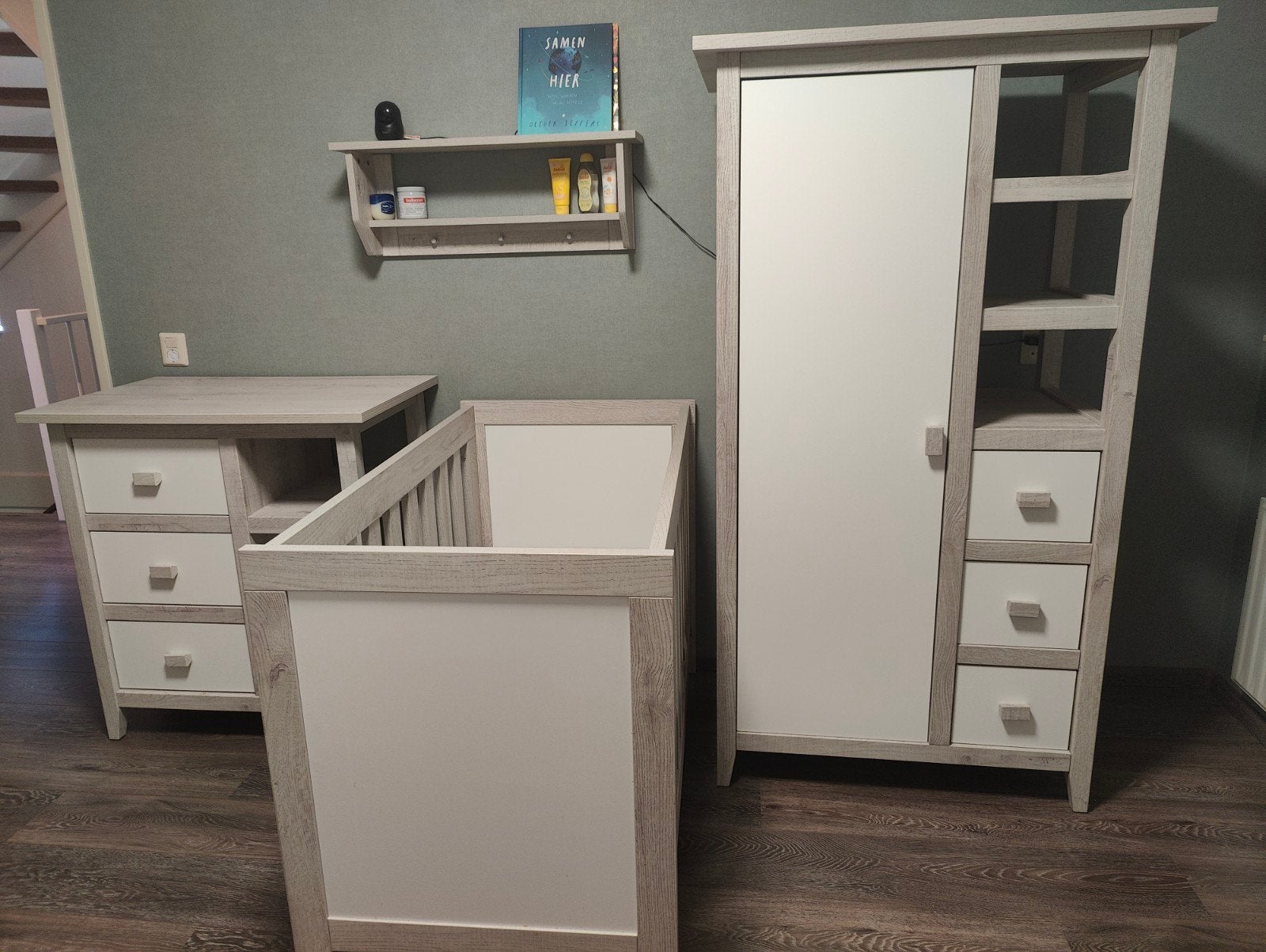 Complete Babykamer Set, Kinderen en Baby's, Kinderkamer | Complete kinderkamers, Ophalen, Zo goed als nieuw, Jongetje of Meisje