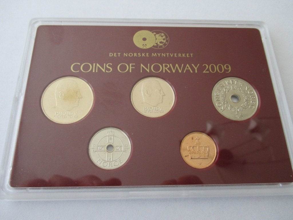 Noorwegen jaarset 2009 unc, Ophalen of Verzenden, Overige landen, Setje