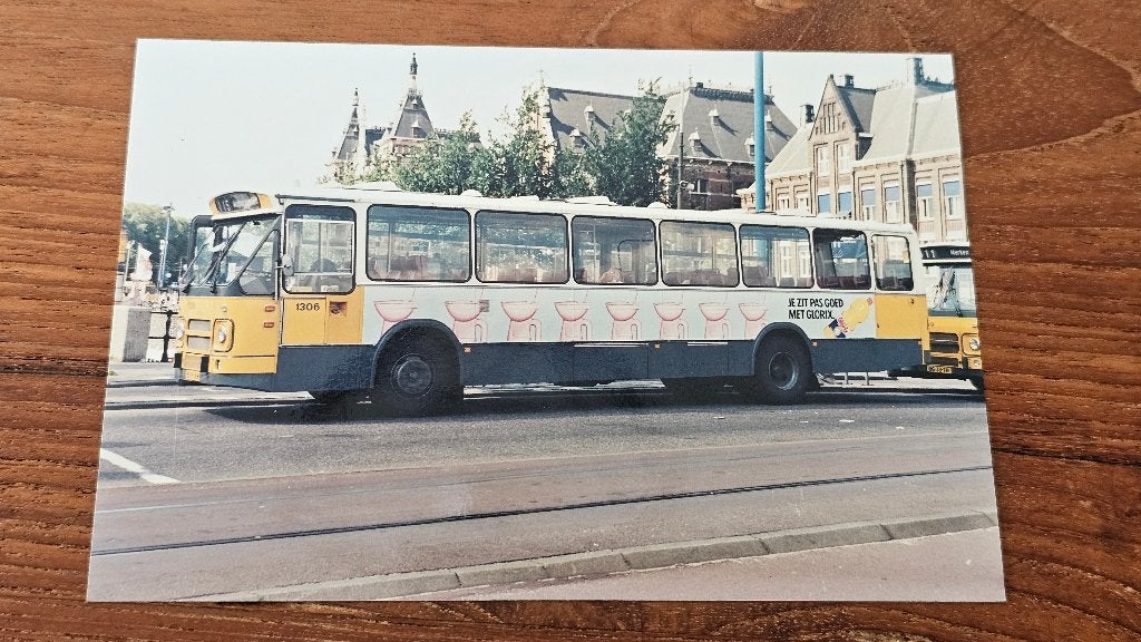 Foto BUS NZH Haarlem 1306, Verzenden, Gebruikt, Bus of Metro, Overige typen