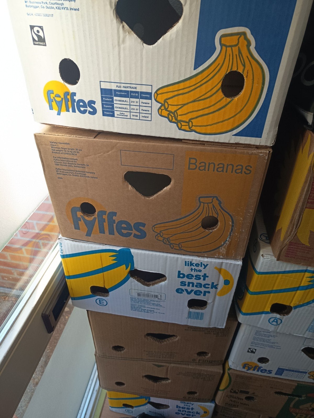 Bananendozen - ideaal voor opslag of verhuizing, Doe-het-zelf en Verbouw, Ophalen, Doos, 35 tot 50 cm