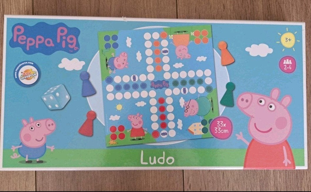 Peppa Pig / Big Ludo spel (mens erger je niet), Ophalen of Verzenden, Zo goed als nieuw, Jongen of Meisje