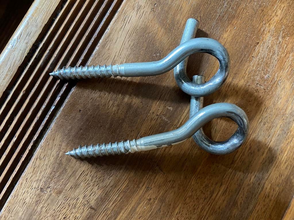 Schommel haken, Ophalen, Gebruikt