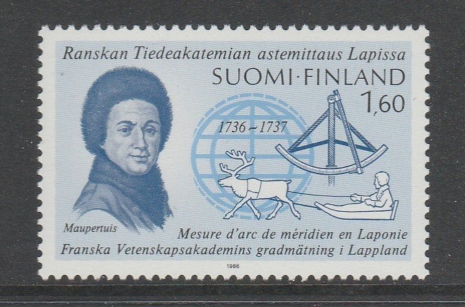 Finland - Michelnr 1002 - Franse expeditie in Lapland - pf, Verzenden, Finland, Postfris