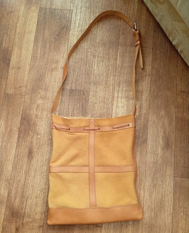 nieuwe leren HASBEENS tas, Ophalen of Verzenden, Nieuw, Zwart