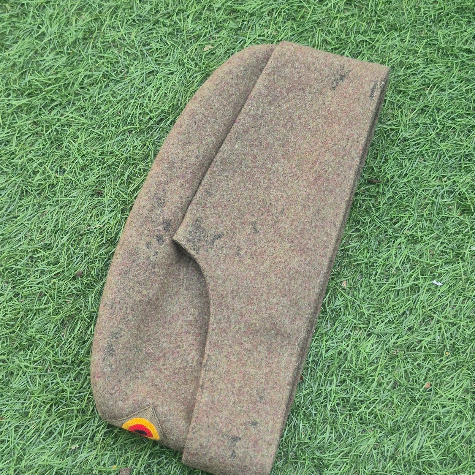 Duitse leger baret met embleem - Maat 54, Ophalen of Verzenden, Landmacht, Duitsland, Helm of Baret