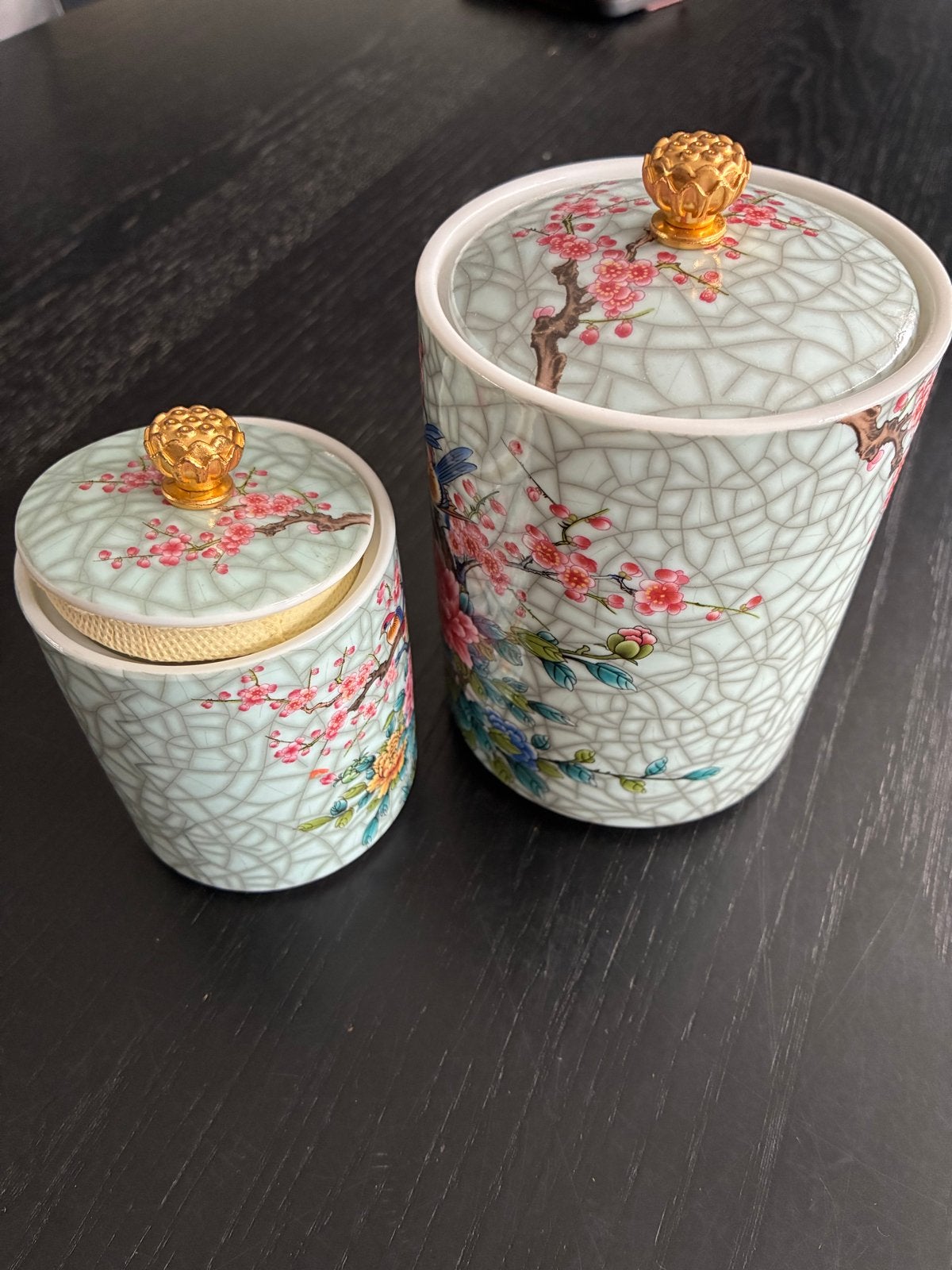 Jingdezhen Porseleinen Potten Set - Handgeschilderd, Ophalen of Verzenden