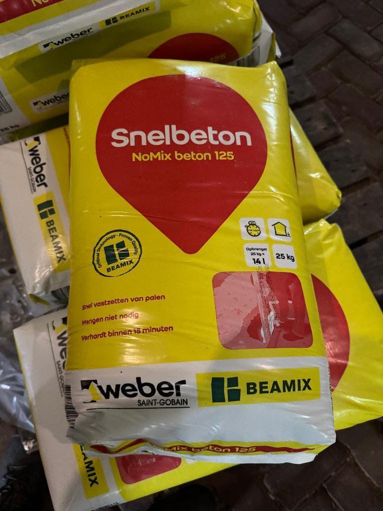Snelbeton in plastic zak, Ophalen, Nieuw, Beton