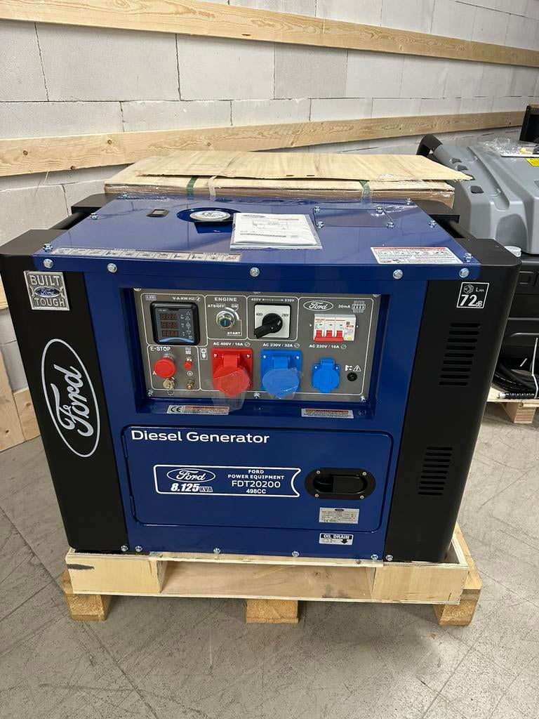 Ford FDT20200 l dieselgenerator l Nieuw l 3 stuks, Ophalen of Verzenden, Zo goed als nieuw, Dieselolie, Elektrisch startend