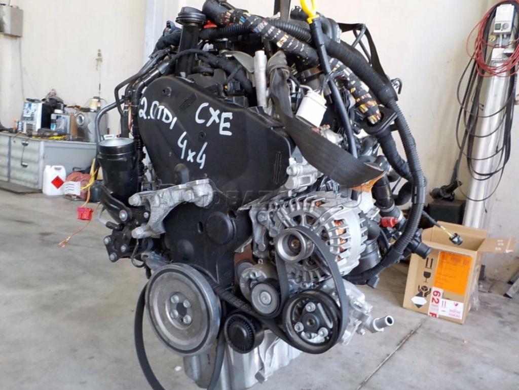 Motor Complete VW CXE BiTurbo T6 2.0 TDI, Ophalen of Verzenden, Zo goed als nieuw