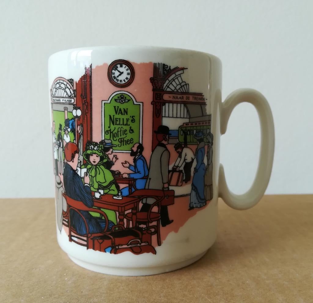 Porseleinen Van Nelle Beker Villeroy Boch Germany, Ophalen of Verzenden, Zo goed als nieuw, Overige stijlen, Kop(pen) en/of Schotel(s)