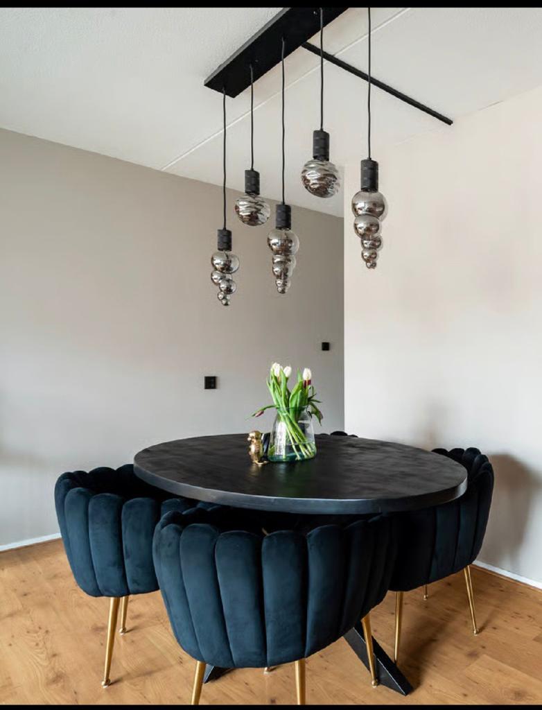 Eettafel, Ophalen, Zo goed als nieuw, 4 tot 6 stoelen