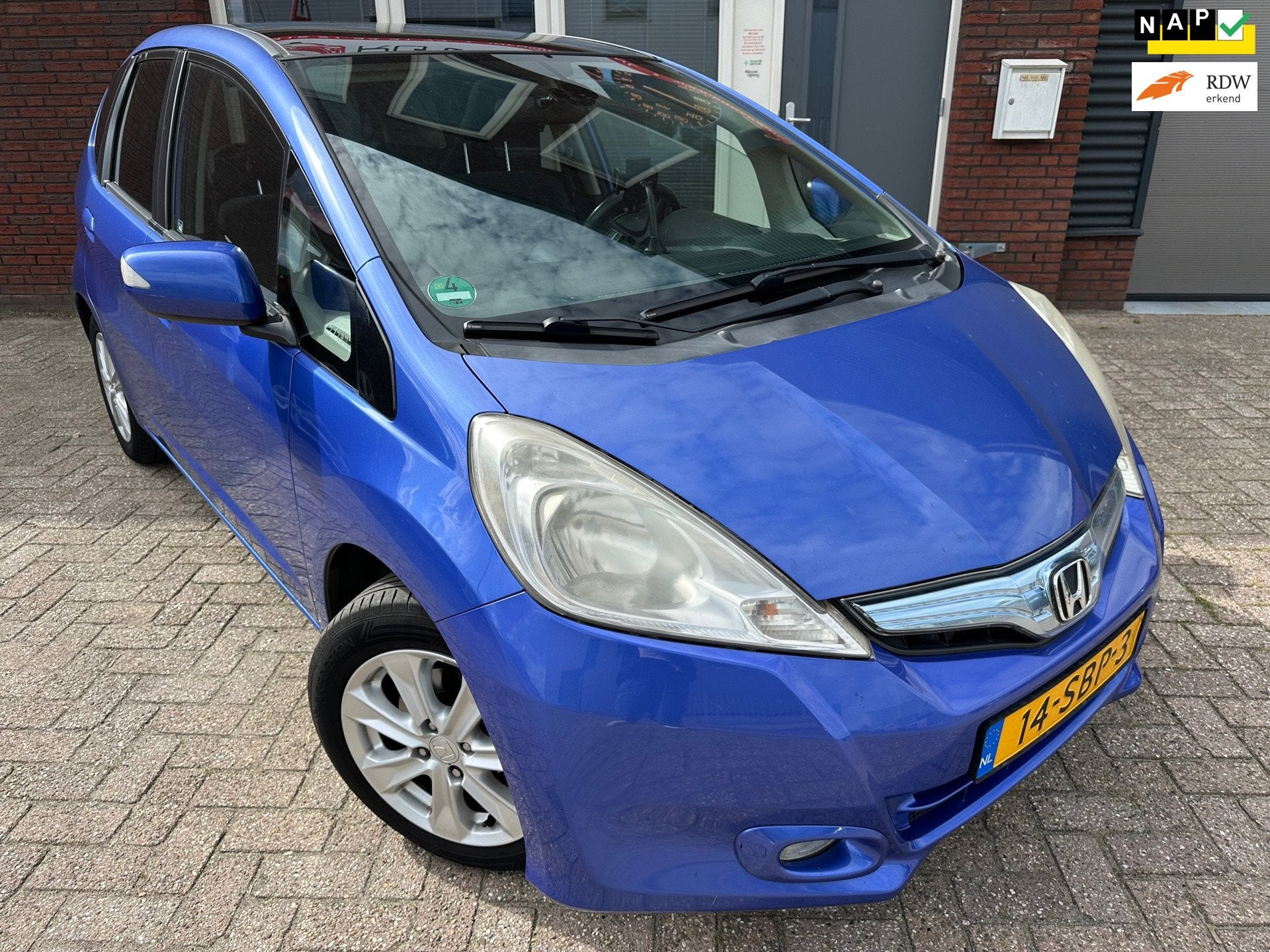 Honda Jazz 1.4 Hybrid Elegance / Pano / Clima / Cruise / NAP, Auto's, Euro 5, Stof, Gebruikt, 4 cilinders