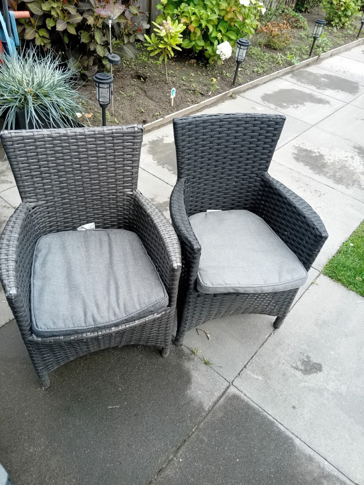 2 wicker kinder tuinstoelen, Ophalen, Zo goed als nieuw, Wicker