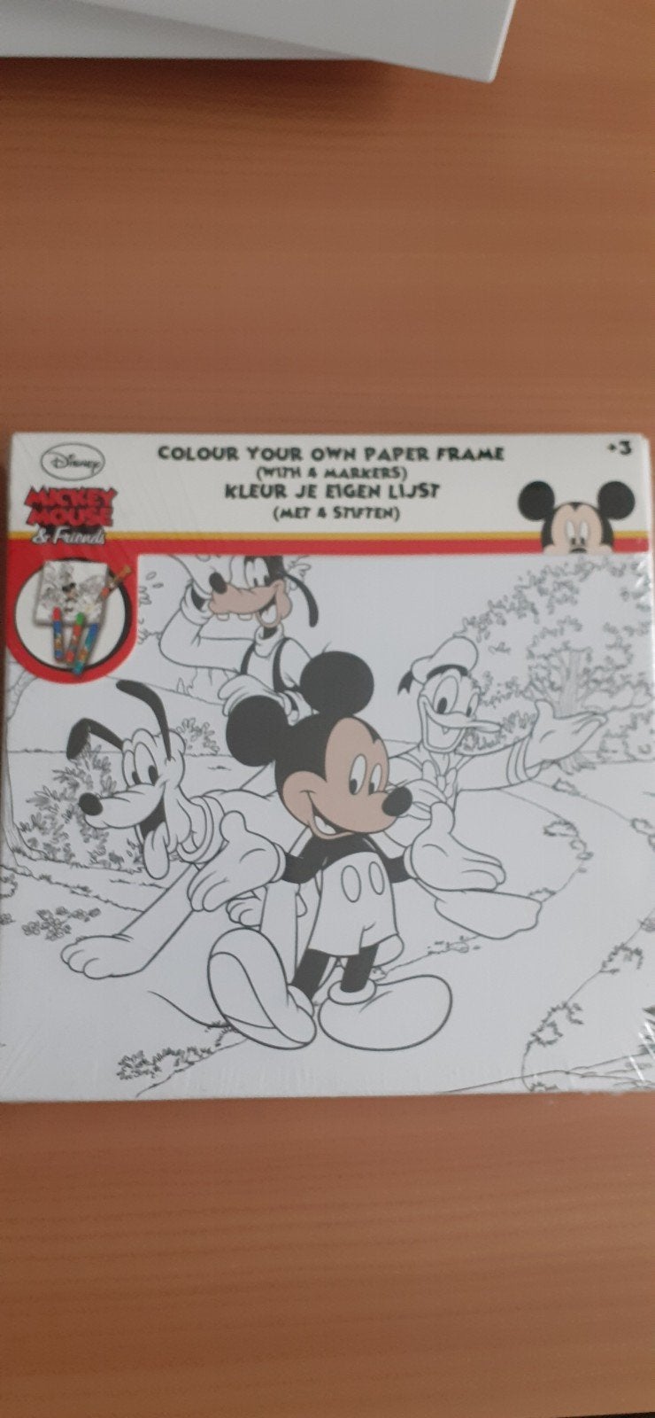 Mickey Mouse & Friends Kleur Je Eigen Lijst + stiften, Ophalen of Verzenden, Nieuw, Knutselen