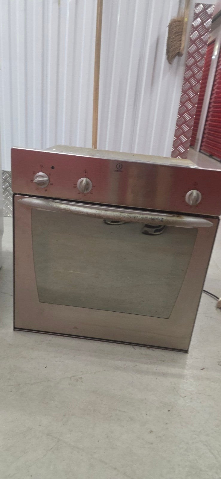 Indesit Oven - Gebruikt maar functioneel, Witgoed en Apparatuur, Ovens, Gebruikt, Oven, 60 cm of meer, Inbouw