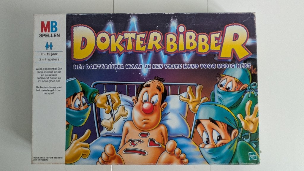 Dokter Bibber, Vijf spelers of meer, Ophalen, Gebruikt, MB Spellen
