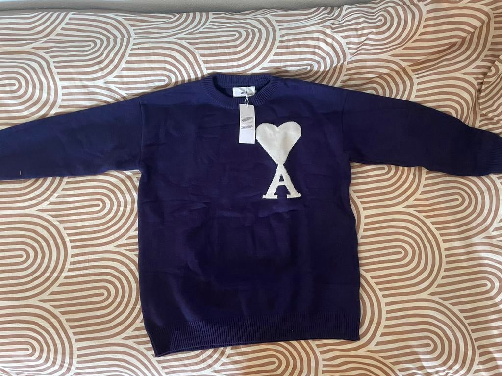 Ami Paris Trui, Kleding | Heren, Truien en Vesten, Ophalen of Verzenden, Nieuw, Maat 48/50 (M), Blauw