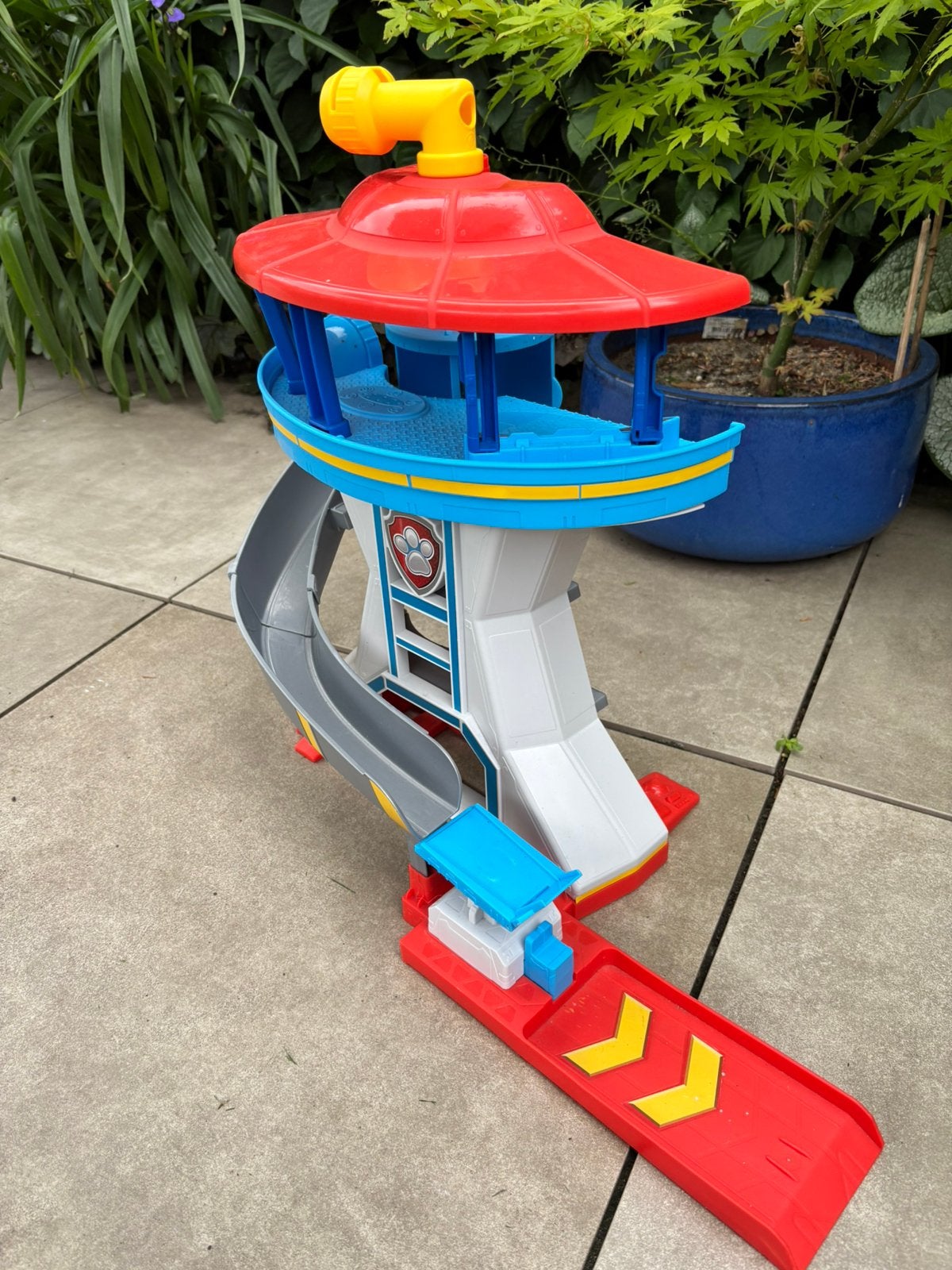 Paw Patrol Uitkijktoren, Kinderen en Baby's, Speelgoed | Racebanen, Ophalen, Zo goed als nieuw, Overige aandrijving, Overige merken