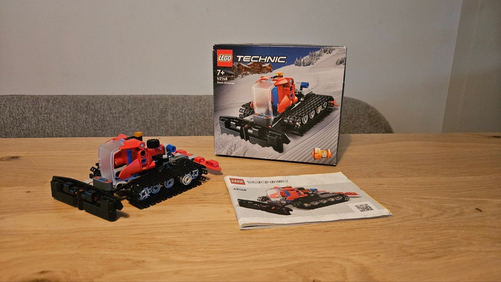 Lego Technic Sneeuwruimer 42148 - Zo goed als nieuw, Compleet, Lego, Ophalen of Verzenden, Zo goed als nieuw