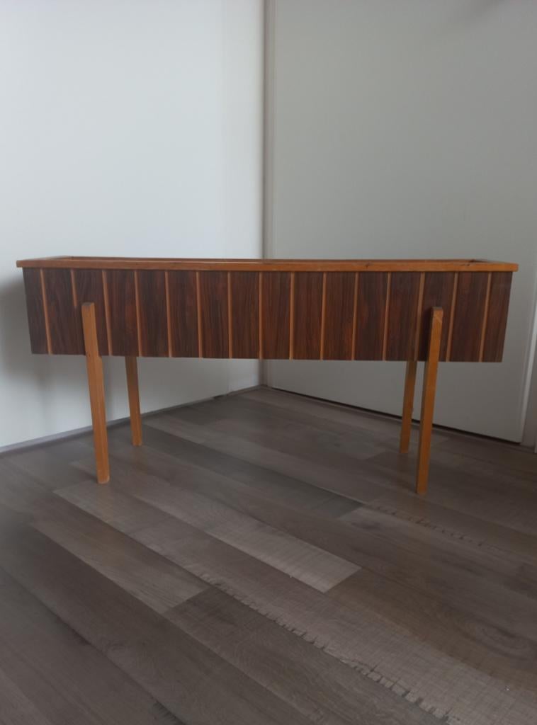 Mooie grote plantenbak. Mid Century. Vintage, Tuin en Terras, Bloembakken en Plantenbakken, Ophalen, Rechthoekig, Kunststof