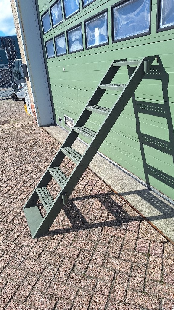 steigertrap 7 trede aanbouwtrap bordestrap calamiteitentrap, Ophalen, Gebruikt, Trap, Minder dan 2 meter