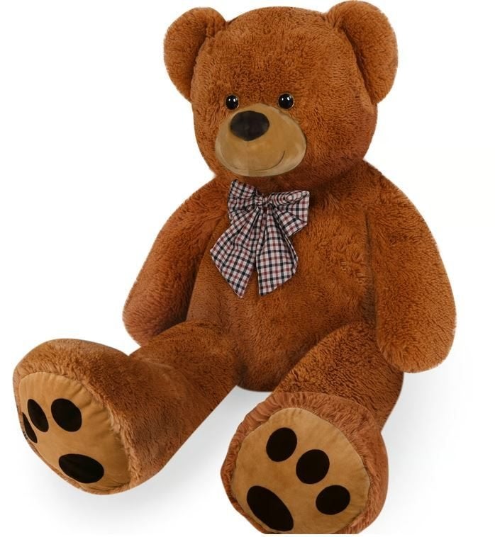 Knuffelbeer pluche beer teddybeer 100 cm GRATIS BEZORGD!, Overige merken, Beer, Nieuw, Nvt