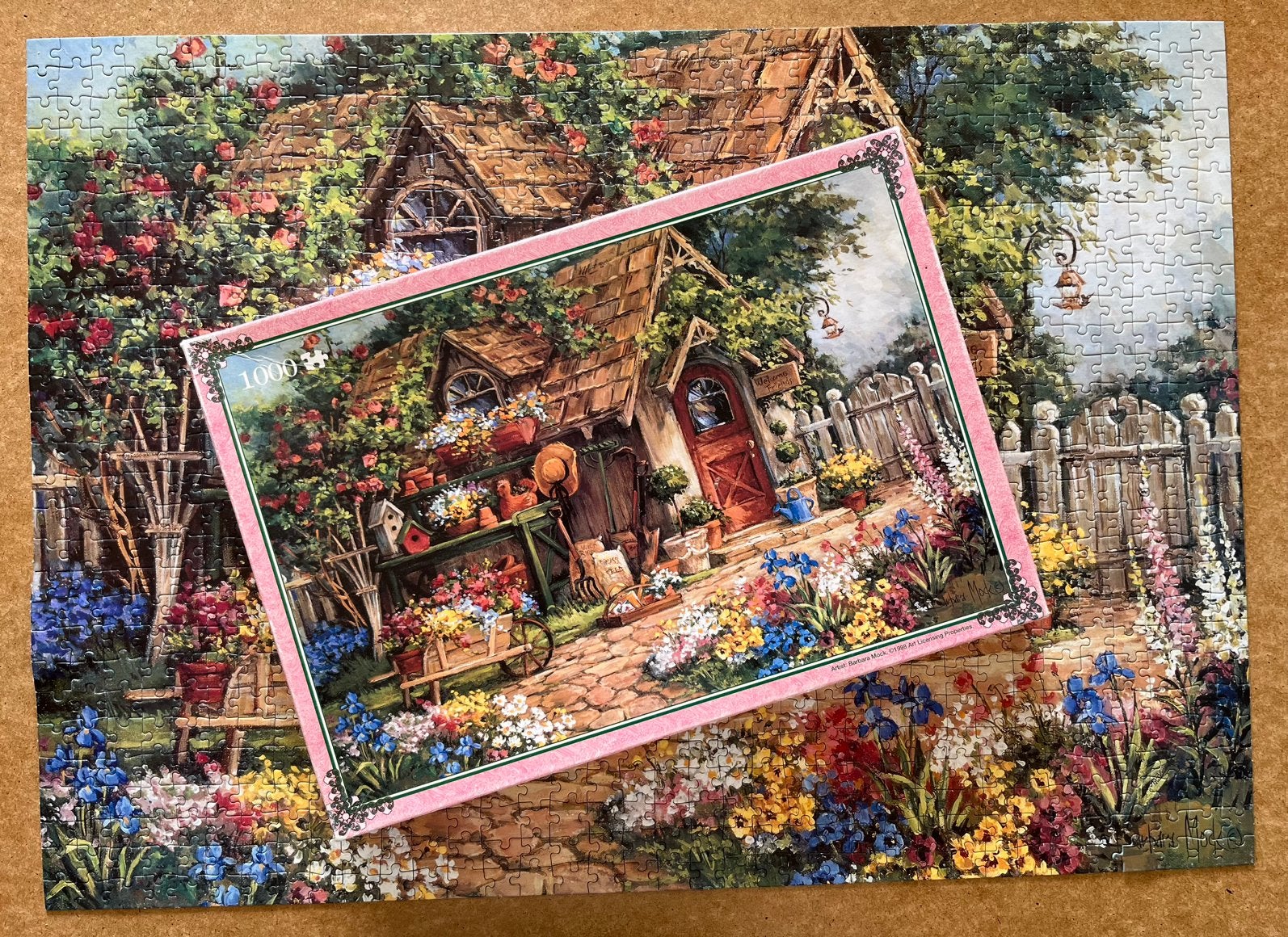 Leuke nostalgische en uitdagende Jumbo-puzzel, 1000 st., Ophalen of Verzenden, 500 t/m 1500 stukjes, Gebruikt, Legpuzzel