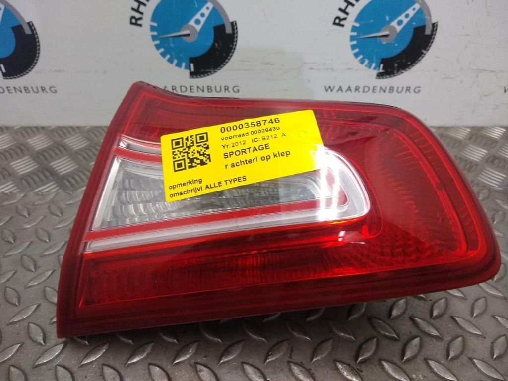 KIA SPORTAGE ACHTERLICHT R 2012, Ophalen of Verzenden, Gebruikt, Stiba lid