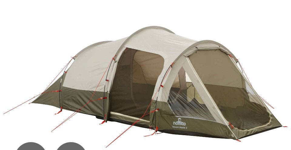 Tweepersoons tent NOMAD, Ophalen, Zo goed als nieuw, Tot en met 2