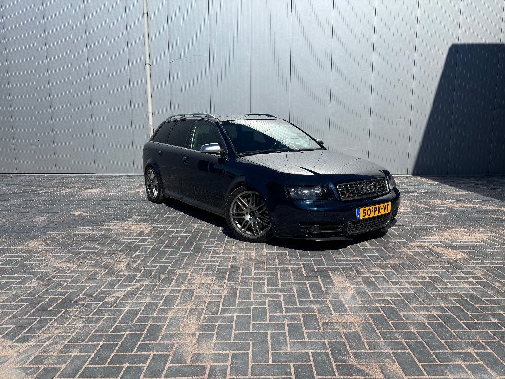 Audi S4 4.2 Avant Quattro V8 253KW 2004 Blauw, Auto's, Blauw, Origineel Nederlands, Stationwagon, Handgeschakeld