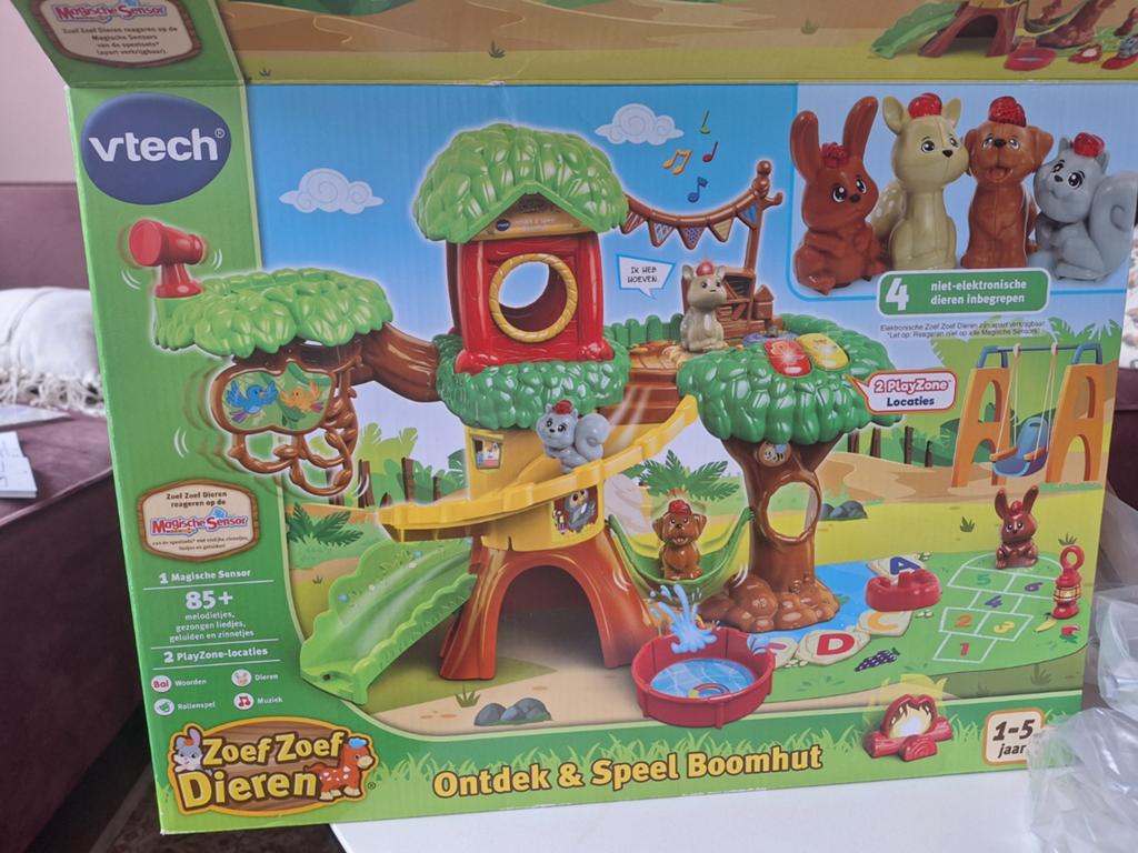 VTech Zoef Zoef Dieren Ontdek & Speel Boomhut, Ophalen, Zo goed als nieuw, Overige typen