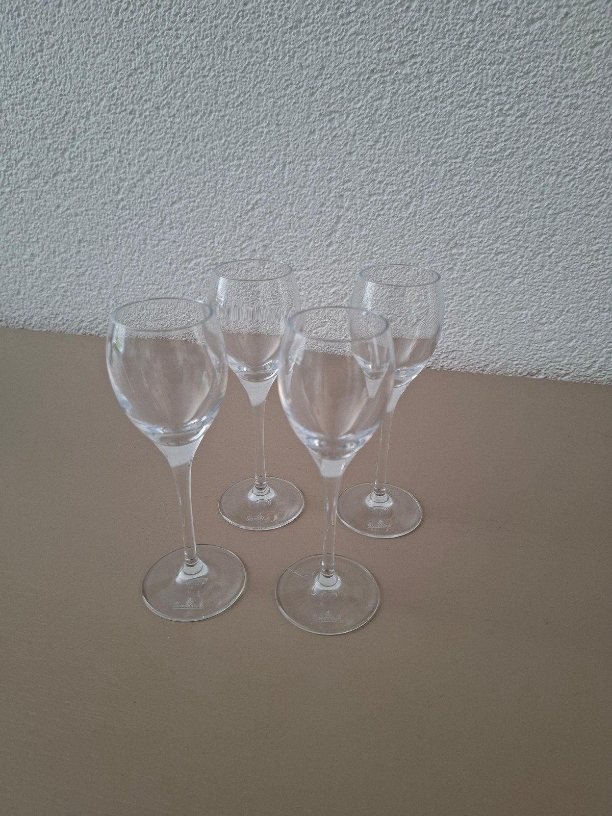 4 kristallen likeur glaasjes, merk Rosenthal, Ophalen of Verzenden