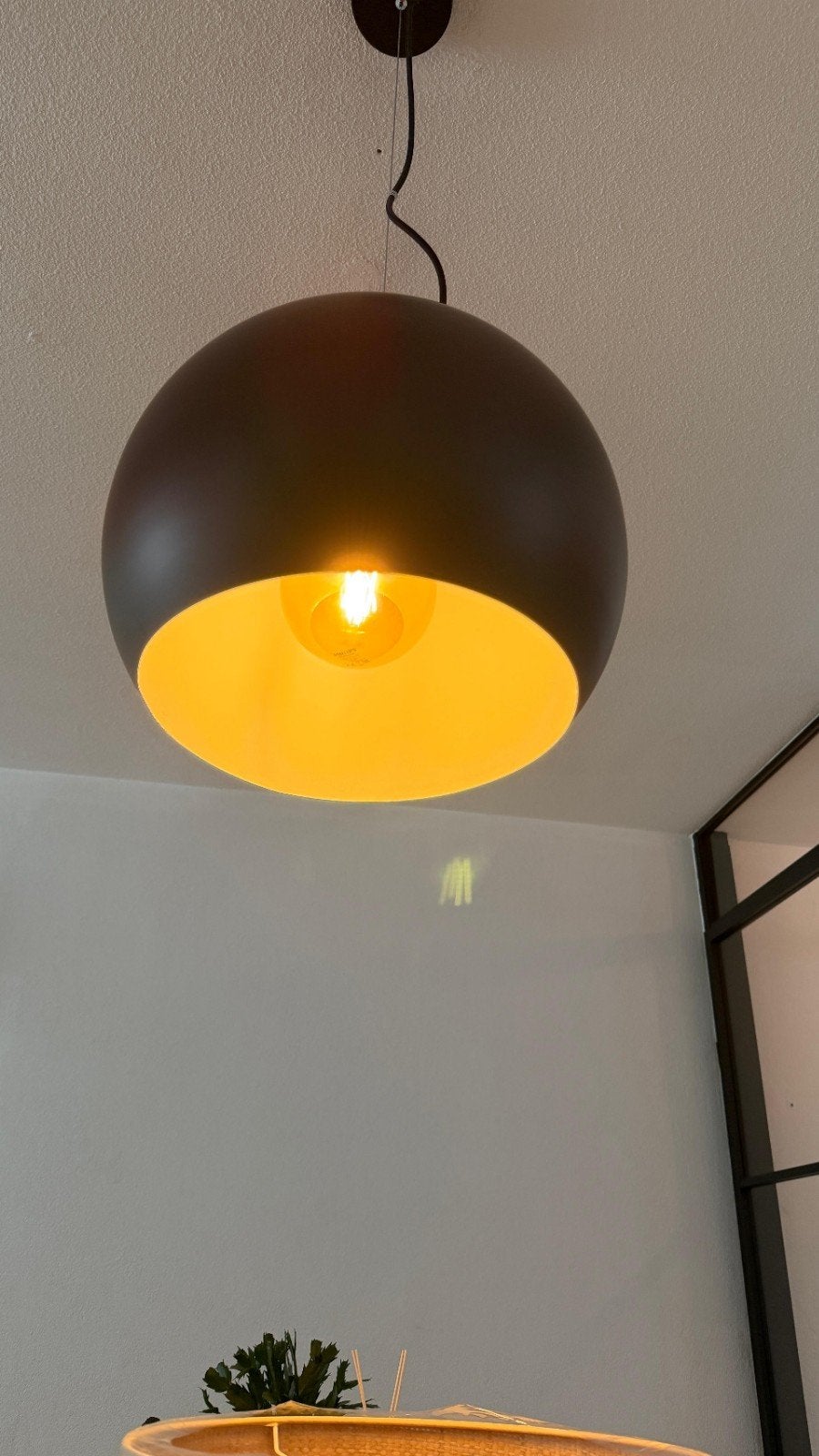 Prachtige zwart metalen hanglamp van Loods 5, Huis en Inrichting, Lampen | Hanglampen, Ophalen