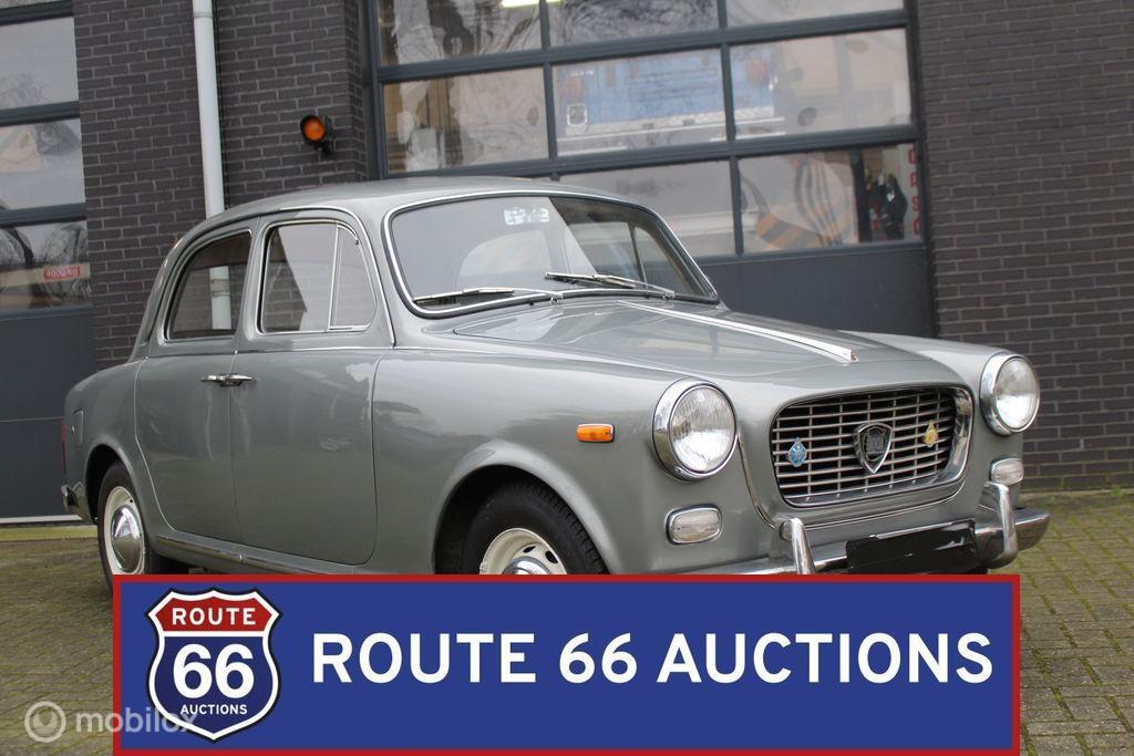 Lancia Appia Series III Berlina | 1961 | Route 66 Auctions, Auto's, Oldtimers, Overige carrosserieën, Zwart, Bedrijf, Handgeschakeld