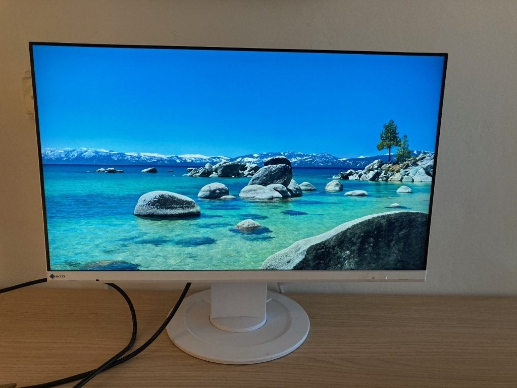 EIZO FlexScan EV2460 23.8" Monitor Wit (ZGAN), Computers en Software, Ophalen, Eizo, Full HD, Zo goed als nieuw