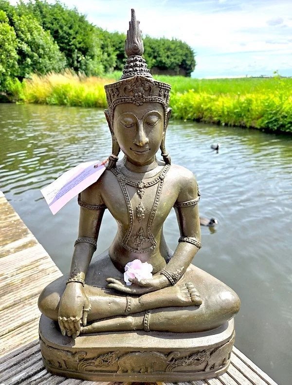 U-THONG BOEDDHA BEELD BRONS 50 CM (12 kG)!, Ophalen of Verzenden, Nieuw