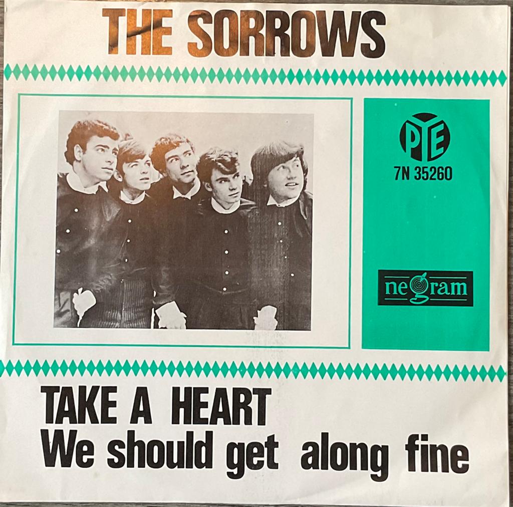 The SORROWS - Take a heart (NL’65)plaat HEEL MOOI(UK21), Verzenden, Single