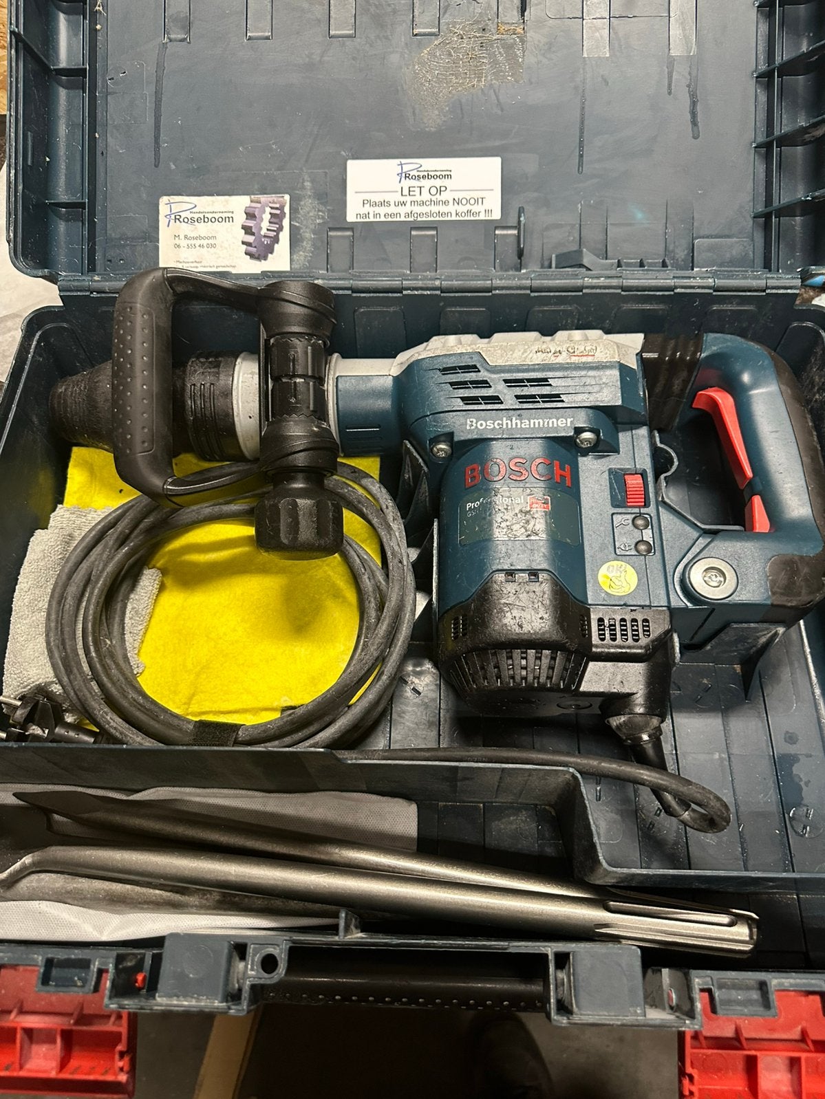 Bosch breekhamer type Gsh 5ce werkt zoals het hoort, Bosch, Gebruikt, Boor- en/of Breekhamer, Www.bosch.com