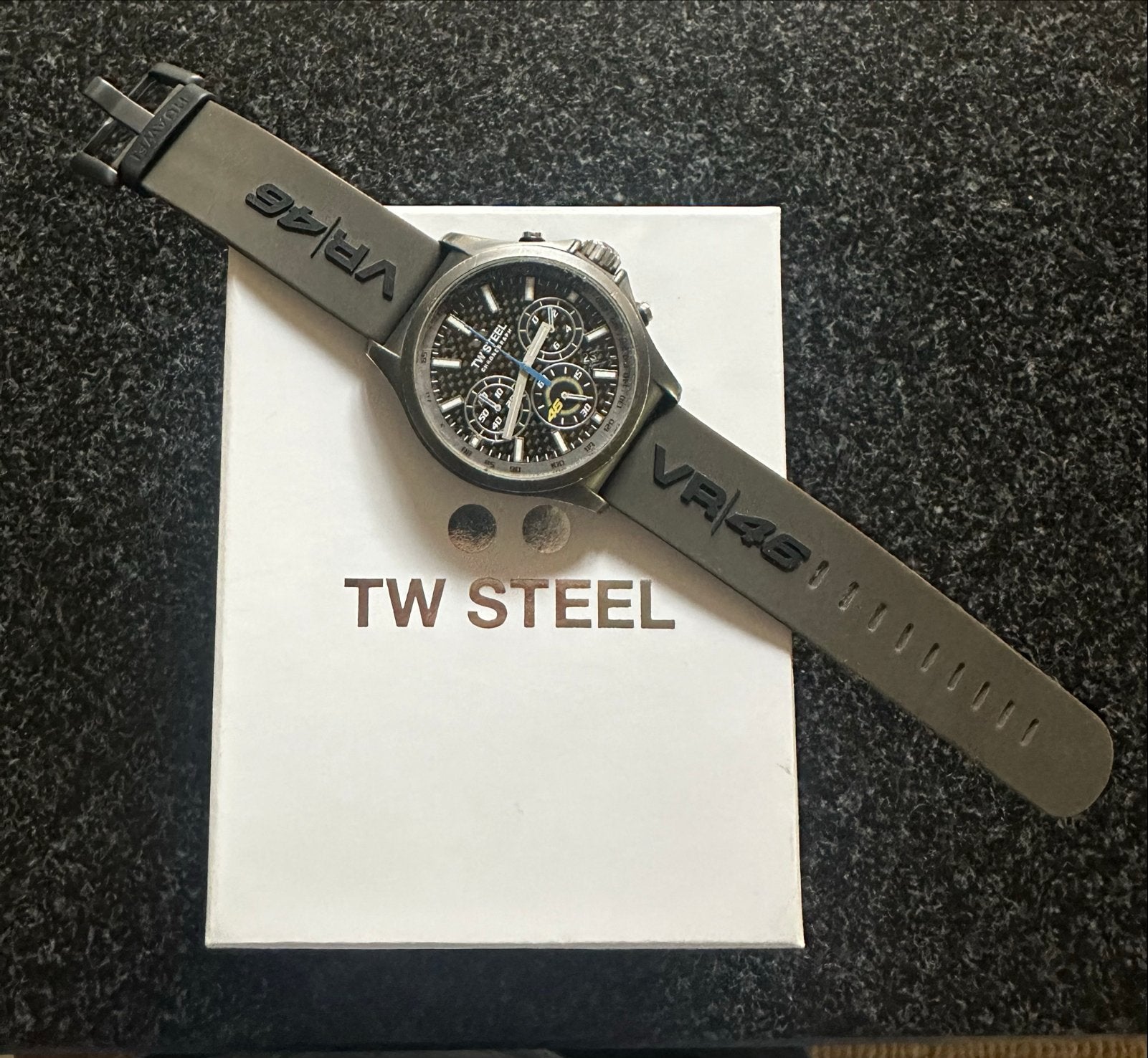 TW Steel VR46 Chronograaf Polshorloge - Gebruikt, Overige merken, Gebruikt, Staal, Polshorloge