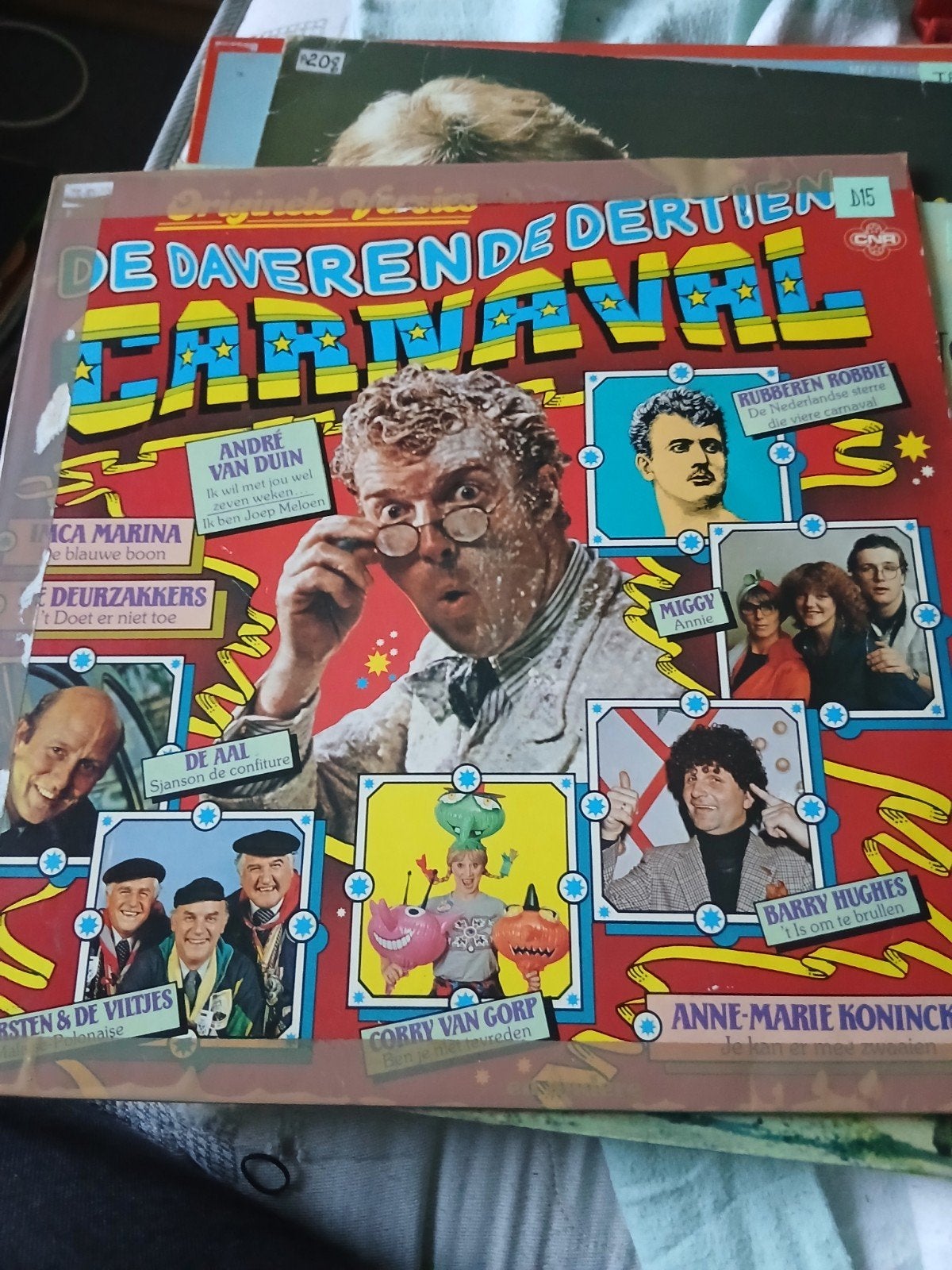 De Daverende Dertien Carnaval LP - Diverse Artiesten, Cd's en Dvd's, Vinyl | Nederlandstalig, Gebruikt, Overige genres, Ophalen of Verzenden