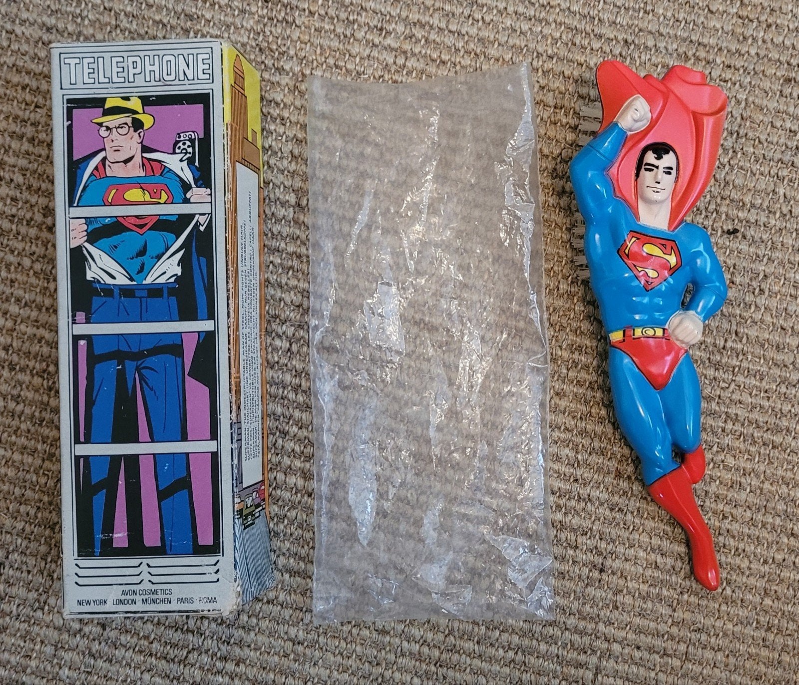 Superman Avon 1976 box Batman, Verzamelen, Ophalen of Verzenden, Overige figuren, Zo goed als nieuw, Beeldje of Figuurtje
