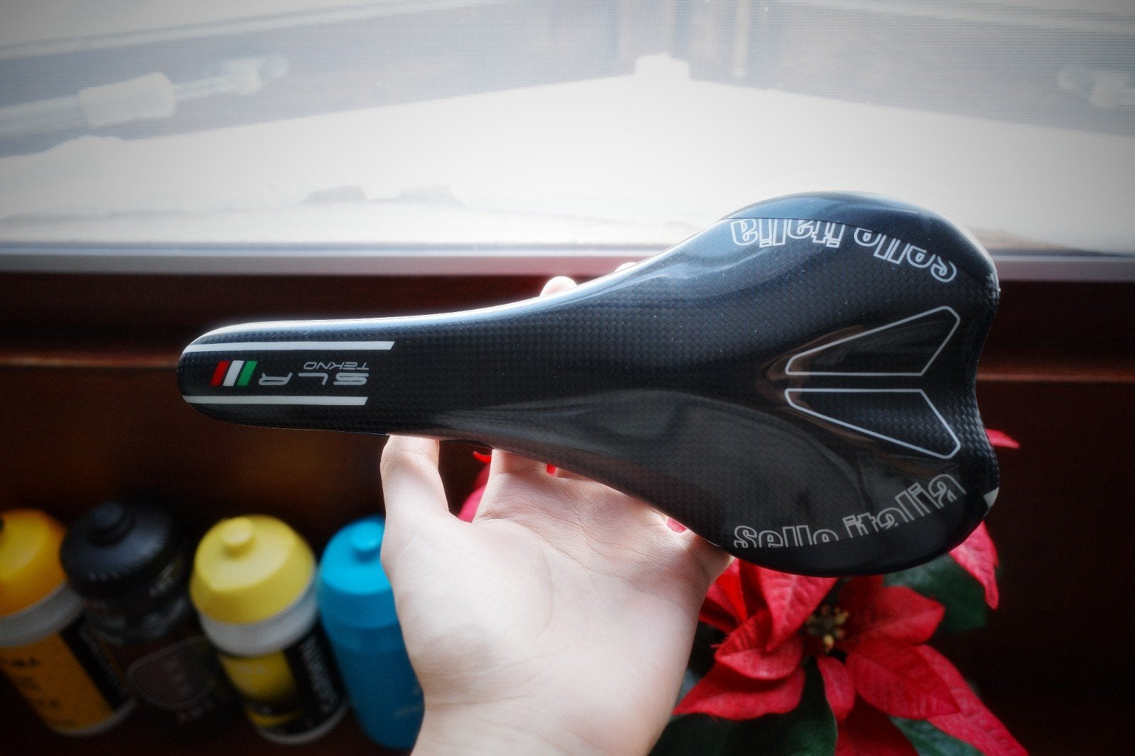 Selle Italia SLR tekno carbon zadel 90 grams, Racefiets, Ophalen of Verzenden, Zo goed als nieuw, Selle Italia