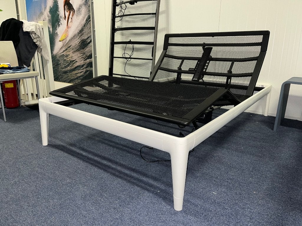 Elektrische Auping Essential (120x200cm)., Ophalen, Verstelbaar, Auping Essential, Wit