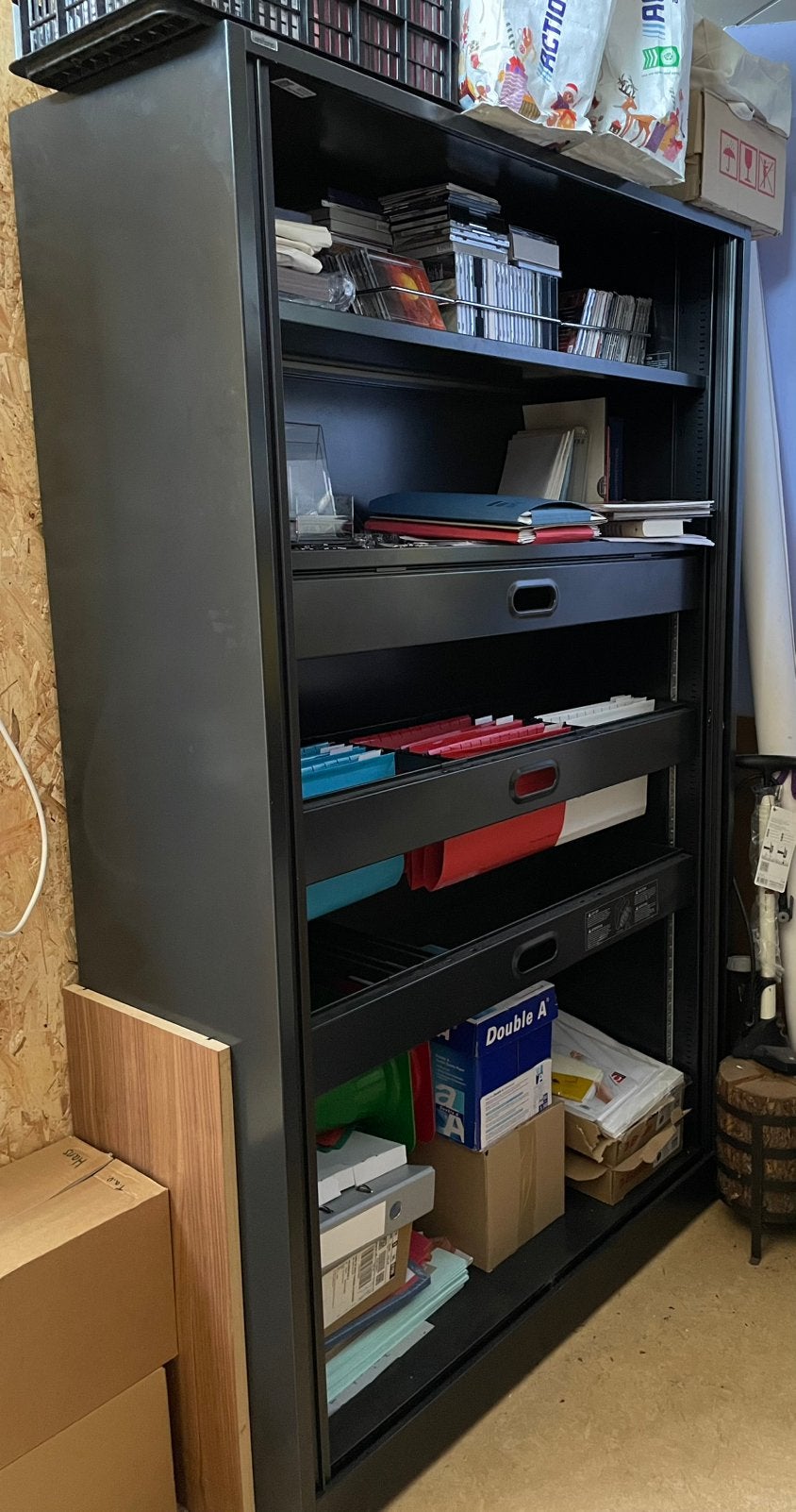 Ahrend Jaloeziekast 195x120x45 cm, Huis en Inrichting, Kasten | Roldeurkasten en Archiefkasten, Ophalen, 100 tot 150 cm, Zo goed als nieuw