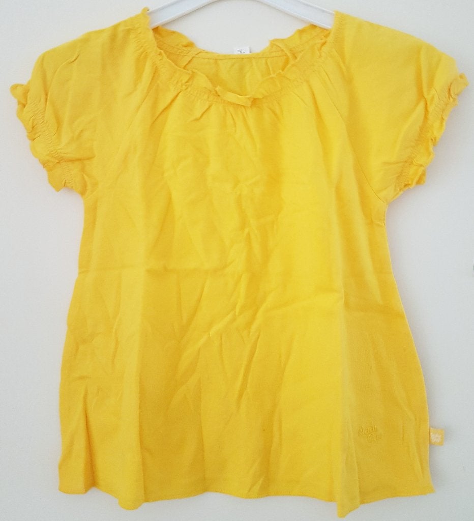 Geel GAP shirt maat 92 *NIEUW* (0711) a, Kinderen en Baby's, Kinderkleding | Maat 92, Meisje, Nieuw, Ophalen of Verzenden, Shirt of Longsleeve