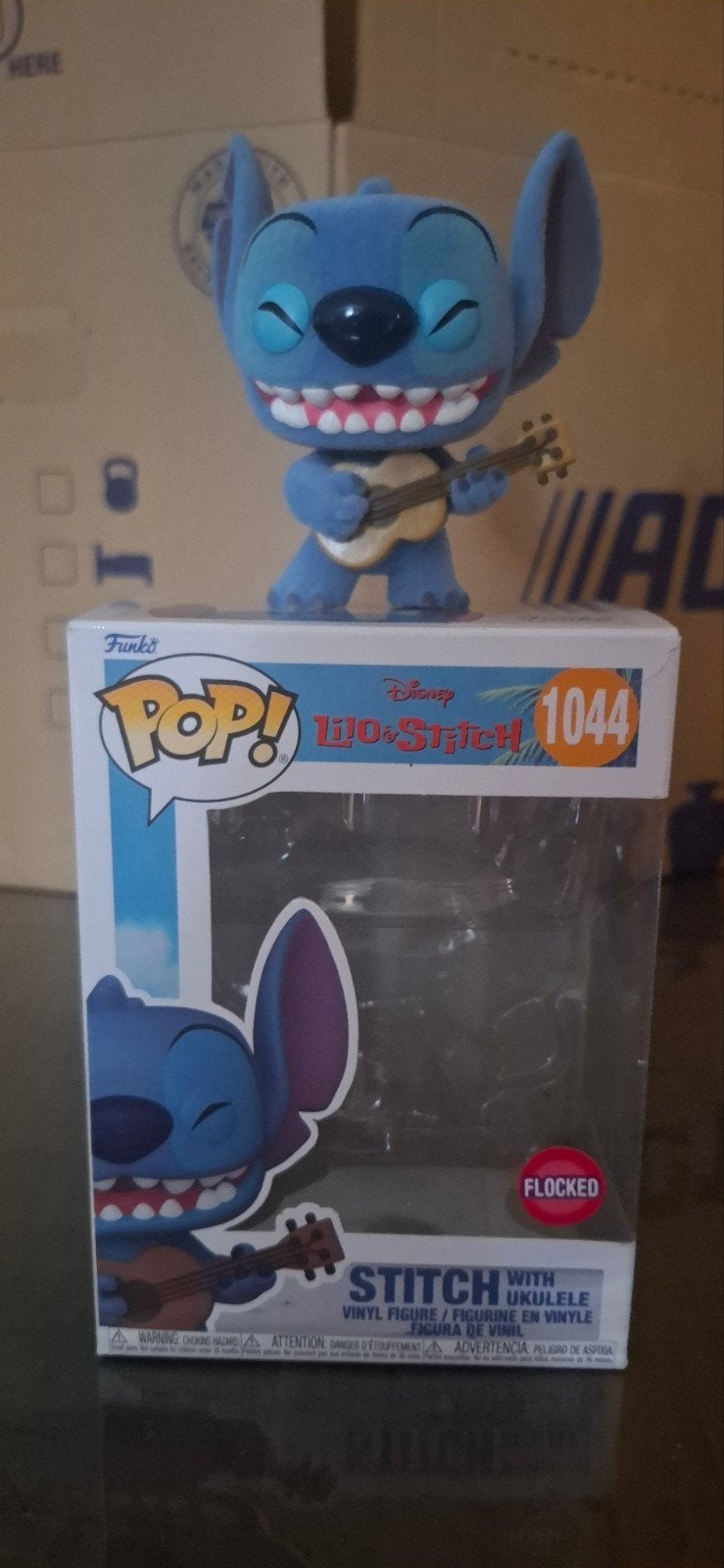 Funko Pop! Disney Lilo & Stitch 1044 Stitch met Ukulele, Ophalen of Verzenden, Zo goed als nieuw