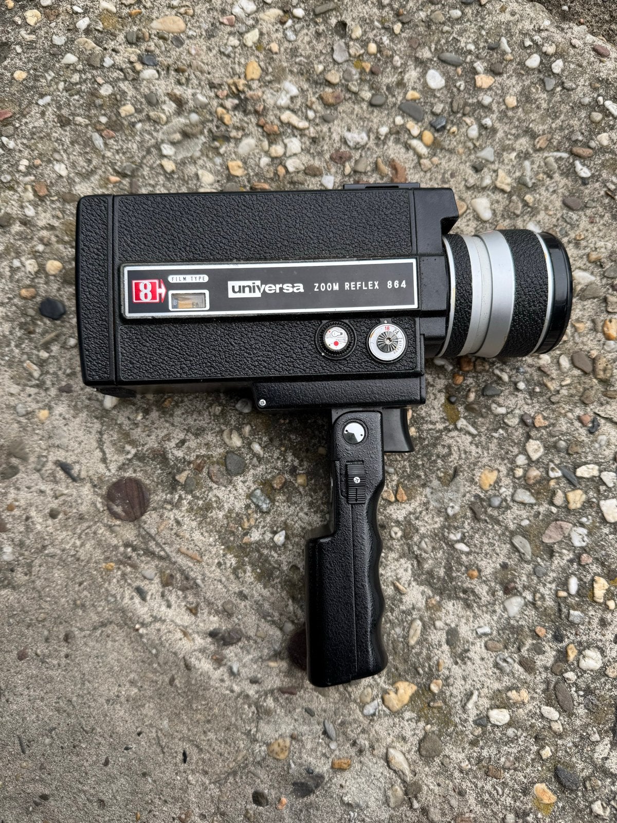 Vintage Universa Zoom Reflex 864 8mm filmcamera, Ophalen of Verzenden, 8mm, Camera