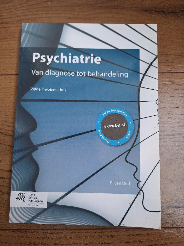Studieboek psychiatrie, Gelezen, R. van Deth, Beta, HBO