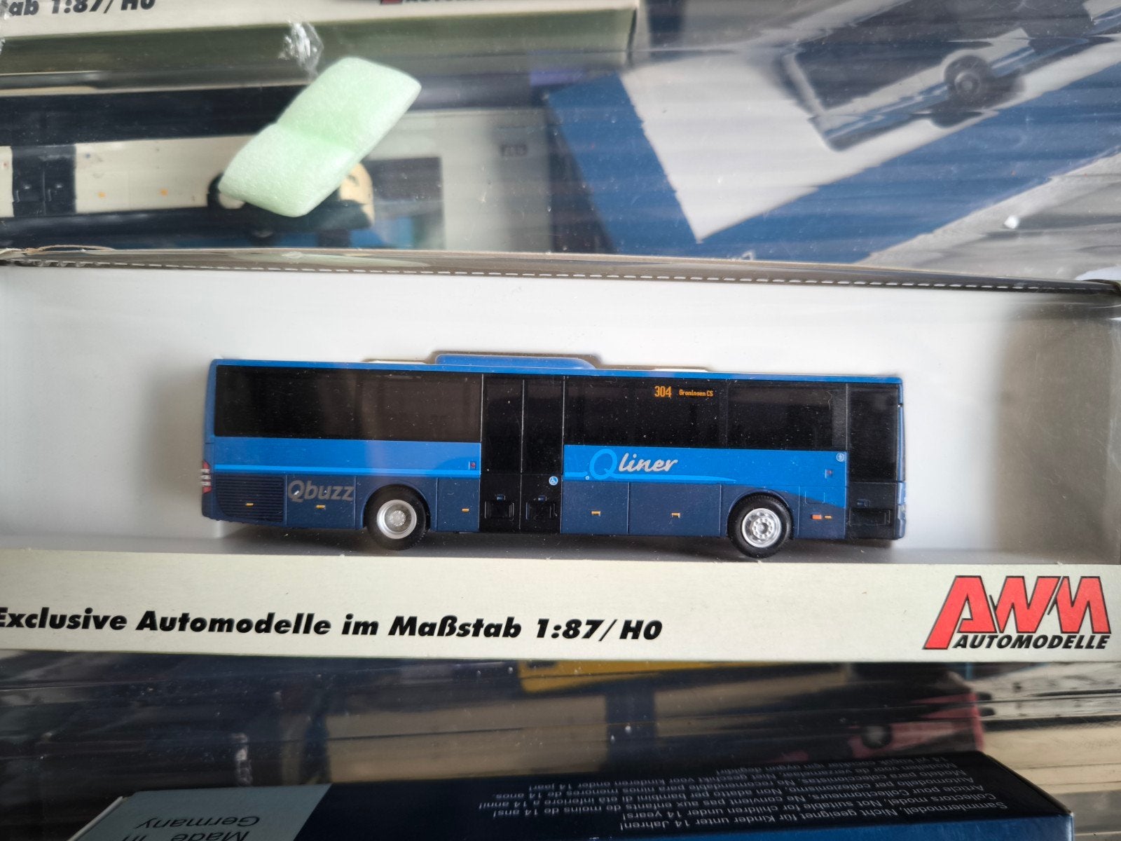 AWM Automodelle Bus 1:87/HO - Blauw 'Oliner' @buzz, Verzenden, Zo goed als nieuw, Bus of Vrachtwagen, Overige merken